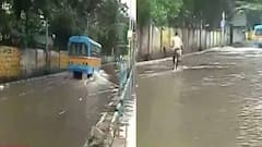 Kolkata Waterlogging: রাত পেরোলেও জল নামেনি শহরের একাধিক রাস্তায়