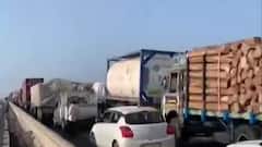 કચ્છના સુરજબારીમાં સતત બીજા દિવસે ટ્રાફિક જામ યથાવત, કેટલા કિમી લાંબી લાગી વાહનોની લાઈન?