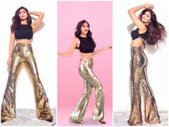 These Sultry PICS Of Shilpa Shetty Posing In Black Crop Top & Gold Sequinned Pants Will Make Your Heart Sing 'Chura Ke Dil Mera'