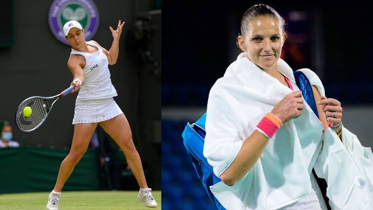 Wimbledon 2021 First time finalists Ashleigh Barty Karolina Pliskova Wimbledon 2021: কাল নামছেন ফাইনালে, বার্টি, প্লিসকোভার সামনে প্রথম উইম্বলডন গ্র্যান্ড স্ল্যাম জয়ের হাতছানি