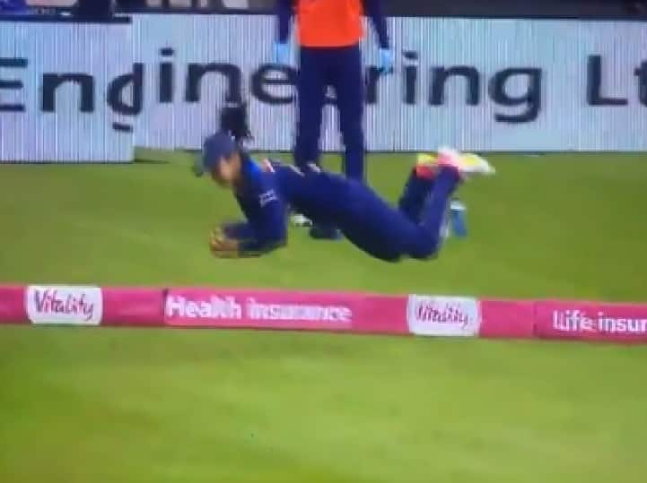 Harleen Deol Catch Video Goes Viral England Women Won By ...