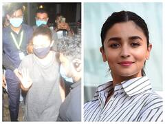 'आराम से' फोटोग्राफरों की भीड़ से बाहर निकलने के लिए Alia Bhatt कर रही हैं मेहनत, देखें उनकी तस्वीरें