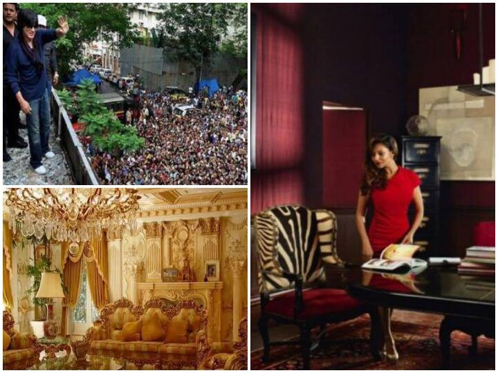 बॉलीवुड के बादशाह कहे जाने वाले शाहरुख खान की भले ही 3 सालों में कोई फिल्म बड़े पर्दे पर ना आई हो लेकिन उनकी दीवानगी फैन्स में आज भी बरकरार है. शाहरुख अपने घर ‘मन्नत’ को लेकर भी हमेशा सुर्खियां बटोरते रहते हैं. शाहरुख का ये बंगला इतना शानदार है कि मुंबई आने वाला हर शख्स एक बार इसके दीदार करने जरूर आता है. बता दें कि ‘मनन्त’ की कीमत 350 करोड़ से भी ज्यादा है. इस घर को शाहरुख की पत्नी गौरी ने खुद डिजाइन किया था. साल 2001 में शाहरुख अपनी फैमिली के साथ  ‘मन्नत’ में शिफ्ट हुए थे. आइए डालते हैं इसपर एक नजर........