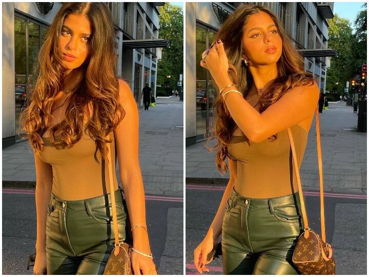 Too Hot: शाहरुख खान की बेटी सुहाना ने फिर से शेयर की बेहद ग्लैमरस तस्वीर, दीवाने हुए Netizens Suhana Khan strikes a golden pose in new Insta post shahrukh khan daughter hhot photo goes viral Too Hot: शाहरुख खान की बेटी सुहाना ने फिर से शेयर की बेहद ग्लैमरस तस्वीर, दीवाने हुए Netizens