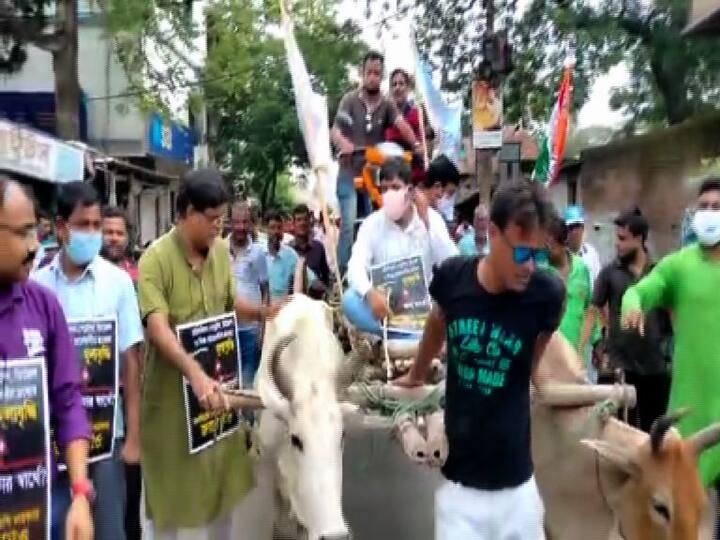 পেট্রোপণ্য ও রান্নার গ্যাসের মূল্যবৃদ্ধির প্রতিবাদে বীরভূমের রামপুরহাট মহকুমা শাসকের অফিসের সামনে তৃণমূলের অবস্থান বিক্ষোভ। নেতৃত্বে বোলপুরের তৃণমূল সাংসদ-সহ অন্য নেতারা। দুবরাজপুরের হেতমপুরে পেট্রোল পাম্পের সামনে তৃণমূলের গণস্বাক্ষর কর্মসূচি।