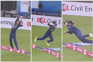 Harleen Deol Catch Video: ਹਰਲੀਨ ਦਿਓਲ ਨੇ ਬਾਊਂਡਰੀ 'ਤੇ 'ਸੁਪਰਵੁਮੈਨ' ਬਣ ਫੜਿਆ ਸ਼ਾਨਦਾਰ ਕੈਚ, ਹਰ ਕੋਈ ਰਹਿ ਗਿਆ ਹੈਰਾਨ 