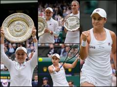 IN PICS | Wimbledon 2021: Ashleigh Barty Beat Karolina Pliskova To Win Women's Singles Title