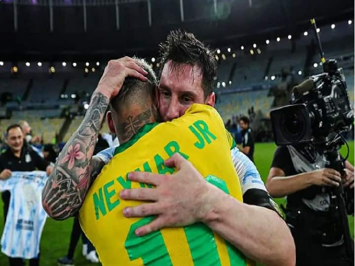 Copa America 2021 Lionel Messi and neymar selected as the player of tournament Copa America 2021 : कोपा अमेरिका 2021 स्पर्धेतील सर्वश्रेष्ठ फुटबॉलर ठरले मेस्सी अन् नेमार, चाहत्यांकडून कौतुकाचा वर्षाव