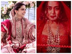 Neha Kakkar से Deepika Padukone तक, जब शादी में लाल जोड़ा पहन कर इन हसीनाओं ने लूटा फैंस का दिल