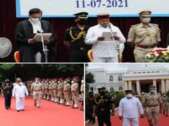 IN PICS | Thaawarchand Gehlot's Swearing-In Ceremony As Governor For Karnataka