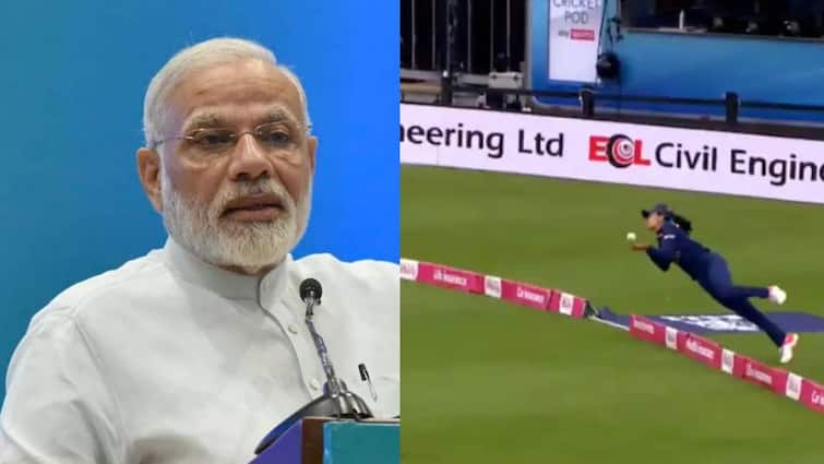 PM Modi comments Harleen Deol Stunning Catch Ind vs Eng 1st T20I says well done PM Modi on Harleen: হরলীনের ক্যাচে মন্ত্রমুগ্ধ প্রধানমন্ত্রী, সোশ্যাল মিডিয়ায় বার্তা মোদির