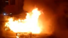 Hathras: सपा दफ्तर के बहार लगी भीषणआग, फायर ब्रिगेड ने मुश्किल से आग पर पाया काबू