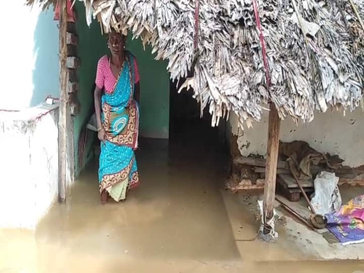 Rainwater stagnant in houses due to light rain in Kanchipuram இன்னும் தொடங்கவே இல்ல... அதுக்குள்ள மிதக்குது காஞ்சிபுரம்!