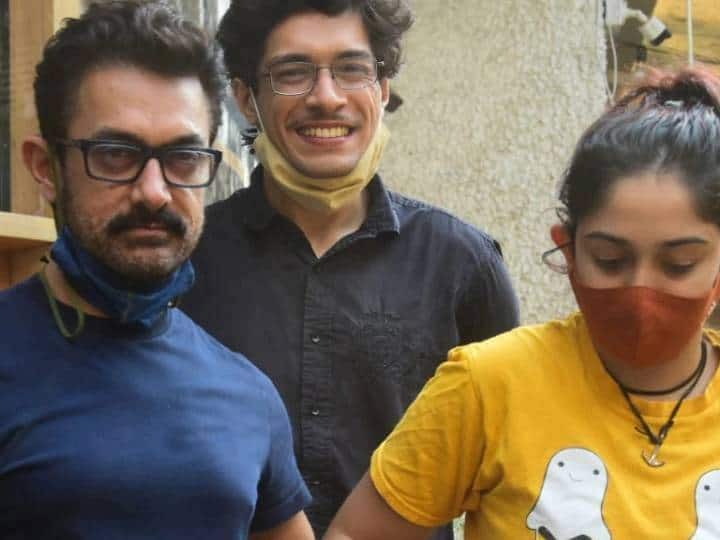 Aamir khan three children junaid kha ira khan azad rao khan know the age difference आमिर खान के बच्चों की उम्र में बेहद फासला, छोटे बेटे आजाद से 19 साल बड़े हैं बड़े बेटे जुनैद, बेटी की है इतनी उम्र