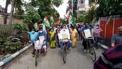 Protest Against Fuel Price Hike: পেট্রোপণ্যের মূল্য়বৃদ্ধির প্রতিবাদে যাদবপুরে সাইকেল মিছিলে সামিল মন্ত্রী অরূপ বিশ্বাস