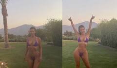 Kim Kardashian ਨੇ ਫਿਰ ਤੋਂ ਫਲੌਂਟ ਕੀਤਾ ਹੌਟ ਅੰਦਾਜ਼, ਦੇਖੋ ਬਿਕਨੀ 'ਚ ਦਿਖਾਈਆਂ ਇਹ ਅਦਾਵਾਂ