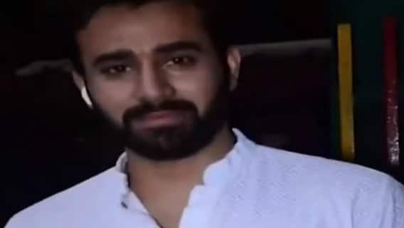 TV actor Pearl V Puri greets media with folded hands | Hot News Full