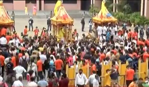 Ahmedabad: ભગવાન જગન્નાથજીની 144મી ઐતિહાસિક રથયાત્રા માત્ર ચાર કલાકમાં વિધીવત રીતે થઈ સંપન્ન