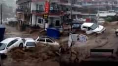 Dharamshala Flood : हिमाचल प्रदेशातल्या धर्मशाला परिसरात ढगफुटीसदृश पाऊस