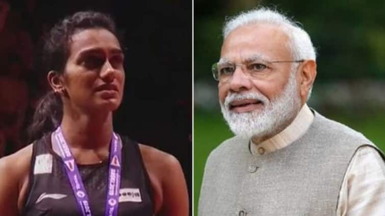 PM Modi promises to have ice cream with PV Sindhu after latters return from Tokyo Olympics Modi assures Sindhu : 