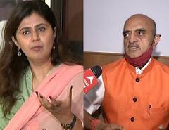 Exclusive : पंकजा मुंडेंच्या भेटीनंतर केंद्रीय राज्यमंत्री भागवत कराड म्हणाले, 'पंकजाताई आमच्या नेत्या, मी केवळ प्रतीकात्मक'