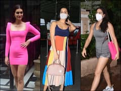 SPOTTED: Kriti Sanon Steps Out In Pink Dress, Sara Ali Khan Visits Gym, Shraddha Kapoor Jets Off To Delhi For Shoot