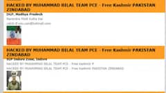MP: Indore police's website hacked, 'Pakistan Zindabad', 'Free Kashmir' slogans up