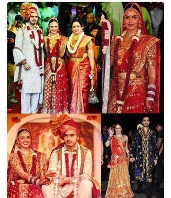 जब ईशा देओल ने अपनी शादी के खास दिन के लिए पंजाबी और तमिल दुल्हन के मिक्स लुक को चुना था. 29 जून 2012 को ईशा देओल में लंबे रिलेशन के बाद बिजनेसमैन भरत तखतानी से शादी कर ली थी. ये शादी मुंबई के राधा रास बिहारी मंदिर में हुई थी.