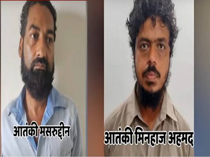terrorist minhaz and maseerudeen bring ats office in Lucknow for questioning ANN रिमांड पर ATS मुख्यालय पहुंचे अलकायदा के आतंकी, कानपुर से कश्मीर तक कनेक्शन के खुलेंगे राज