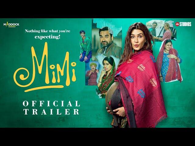 Watch Mimi Trailer featuirng Kriti Sanon, Pankaj Tripathi, Dinesh Vijan, Laxman Utekar Mimi Trailer: दिलचस्प कहानी के जरिए सेरोगेसी का मतलब समझाने आए पंकज त्रिपाठी और कृति सैनन, देखें मिमी का ट्रेलर