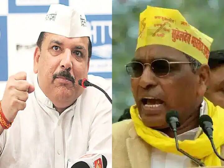 AAP MP Sanjay Singh calls Om Prakash Rajbhar a 'liar', says no alliance is happening AAP सासंद संजय सिंह ने ओम प्रकाश राजभर को बताया 'झूठा', कहा- कोई गठबंधन नहीं हो रहा