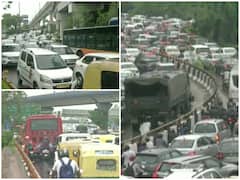 दिल्ली में हल्की बारिश से ही पैदा हुई जाम की स्थिति, सड़कों पर धीमा हुआ ट्रैफिक