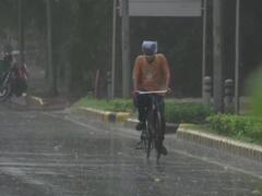 Heavy Rain Lashes Parts Of Delhi After Long Delay; Brings Respite From Soaring Temperatures