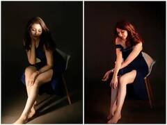 Saumya Tandon: નેવી બ્લૂ ડ્રેસમાં ગોરી મેમએ આપ્યા એકદમ હૉટ પૉઝ, લૂક અને સ્ટાઇલે લગાવી ફેન્સના દિલોમાં આગ....