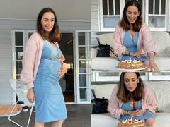 पहली बार बेबी बंप फ्लॉन्ट करती दिखीं 'ये जवानी है दीवानी' एक्ट्रेस Evelyn Sharma, देखें तस्वीरें