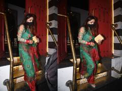 लाल और हरे रंग का सूट सलवार पहन बांद्रा में रेस्ट्रोरेंट पहुंचीं Yami Gautam, हाथों में दिखा लाल चूड़ा, कानों में दिखे झूमके