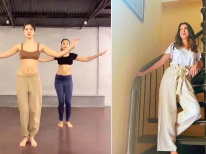 Shanaya Kapoor के बेली डांस से हुआ Navya Naveli Nanda के पेट में दर्द, देखें Video