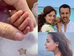 PHOTO : लग्नानंतर तीन महिन्यांतच दिया मिर्झानं दिला गोंडस बाळाला जन्म