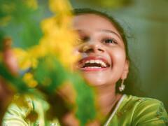 Child Actress manasvi pics : அடி கோவில் எதற்கு தெய்வங்கள் எதற்கு உனது புன்னகை போதுமடி - மானஸ்வி போட்டோஷூட்