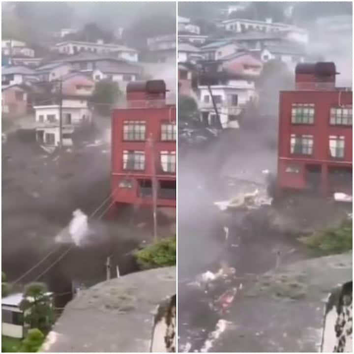 Fact Check Video of Japan landslide viral as of Himachal Pradesh  Fact Check: जापान के भूस्खलन के वीडियो को हिमाचल प्रदेश का बताकर किया वायरल, जानिए सच्चाई