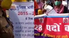 2015 पुलिस भर्ती मामले में Medical जल्द कराने को लेकर धरना,Charbagh Railway Station पर बैठे अभ्यर्थी