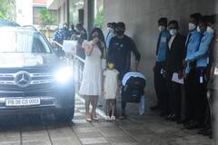 PICS: Harbhajan Singh & Wife Geeta Basra Take Their Newborn Son Home