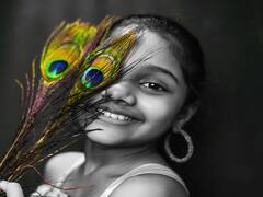 Child Actress manasvi pics : அடி கோவில் எதற்கு தெய்வங்கள் எதற்கு உனது புன்னகை போதுமடி - மானஸ்வி போட்டோஷூட்