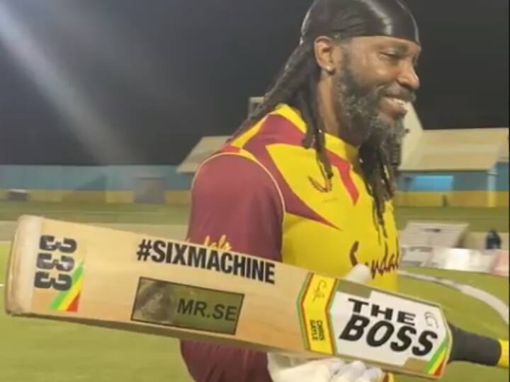 Chris Gayle signs deal with Gujarat Giants Legends League Cricket Chris Gayle: एक बार फिर एक्शन में दिखेंगे 'यूनिवर्स बॉस' क्रिस गेल, गुजरात की टीम के साथ किया करार