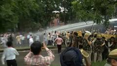 ਚੰਡੀਗੜ੍ਹ 'ਚ BJP SC ਮੋਰਚਾ ਦਾ ਪ੍ਰਦਰਸ਼ਨ, ਪੁਲਿਸ ਨੇ ਵਰ੍ਹਾਈਆਂ ਪਾਣੀ ਦੀਆਂ ਬੁਛਾੜਾਂ