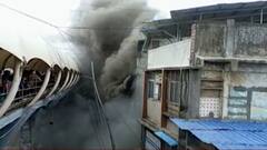 डोंबिवली रेल्वे स्थानकाजवळील लक्ष्मी निवास इमारतीला भीषण आग,सर्व रहिवाशांना सुखरुप बाहेर काढण्यात यश