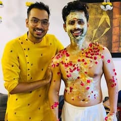 Rahul Vaidya Marriage: ਰਾਹੁਲ ਵੈਦਿਆ ਅਤੇ ਦਿਸ਼ਾ ਪਰਮਾਰ ਦੀ ਮਹਿੰਦੀ ਤੋਂ ਬਾਅਦ ਹਲਦੀ ਸਮਾਗਮ ਦੀਆਂ ਤਸਵੀਰਾਂ ਆਈਆਂ ਸਾਹਮਣੇ