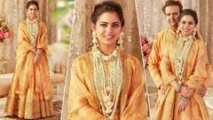 Isha Ambani ਦੇ ਯੈਲੋ ਕਲਰ ਲਹਿੰਗੇ ਨੂੰ ਵੇਖ ਤੁਸੀਂ ਵੀ ਰਹੀ ਜਾਓਗੇ ਹੈਰਾਨ, ਹਲਦੀ ਫੰਕਸ਼ਨ ਲਈ ਹੈ ਪ੍ਰਫੈਕਟ