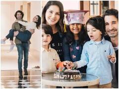 Sunny Leone New House: પત્નીને ખોળામાં ઉંચકીને ડેનિયલ વેબરે કર્યો ગૃહ પ્રવેશ, જુઓ સનીના ઘરની અંદરની તસવીરો.....
