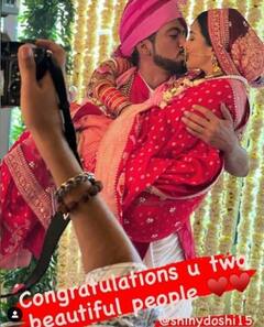 Sealed With A Kiss! Newly Married Jamai Raja Actress Shiny Doshi, Husband Lavesh Khairajani Share LIP-LOCK Post Wedding; INSIDE PICS